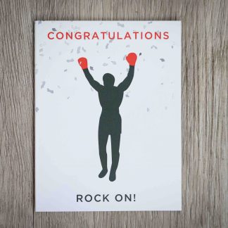 Rocky Congratulations card